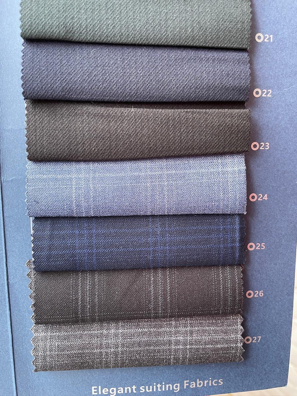 Gray wool stack