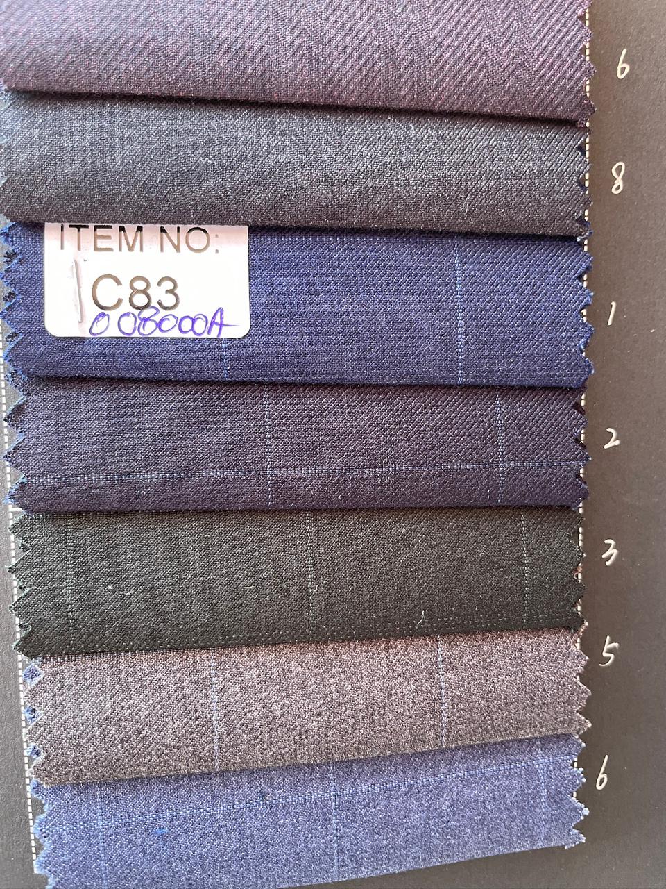 Blue wool stack